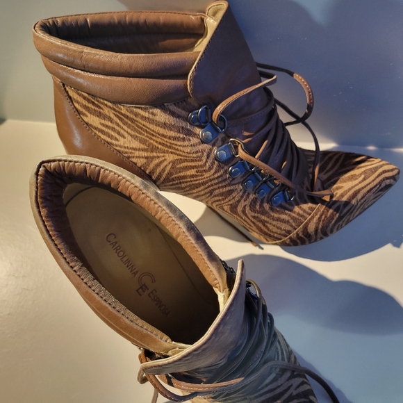 Carolina Espinosa Animal Print Heels - Picture 6 of 8